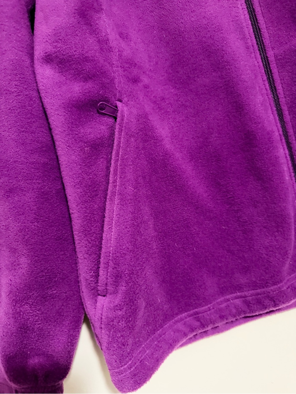 Columbia Purple Full-Zip Teddy Fleece Jacket - Picture 8 of 14